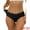 Black, variant on DARING DIVA Women's No Show Elastic Waist Brief Panties Breathable S Red