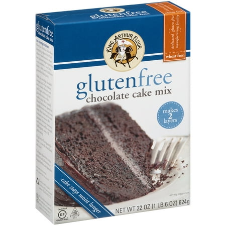 King Arthur Flour Gluten Free Chocolate Cake Mix, 22