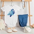thumbnail image 3 of Mega Man Video Game The Blue Bomber Romper Boys or Girls Infant Baby Brisco Brands NB, 3 of 6