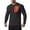 Black, variant on kosheko Men's Regular-Fit Crewneck Long-Sleeve Tee with Contrast Zip Chest Pocket, Light Performance Fabric for Trail Walks White S