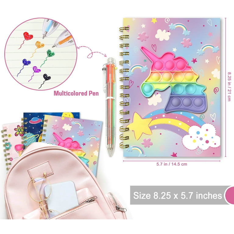 Space Themed Drawing Book, Kids Drawing Book, Spiral Notebook