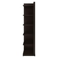 thumbnail image 6 of Coaster 6-Shelf Transitional Wood Corner Bookcase in Cappuccino, 6 of 7