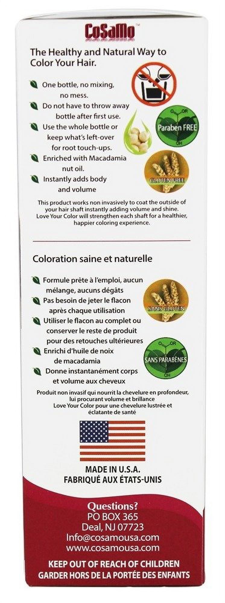 CoSaMo - Love Your Color Non-Permanent Hair Color 776 Light Golden Brown - 3 oz. (Pack of 3)