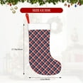 thumbnail image 4 of Disketp Red Blue Checked Christmas Stockings, Xmas Stocking for Family Holiday Season Décor, Personalized Holiday Indoor Decorations, 4 of 7