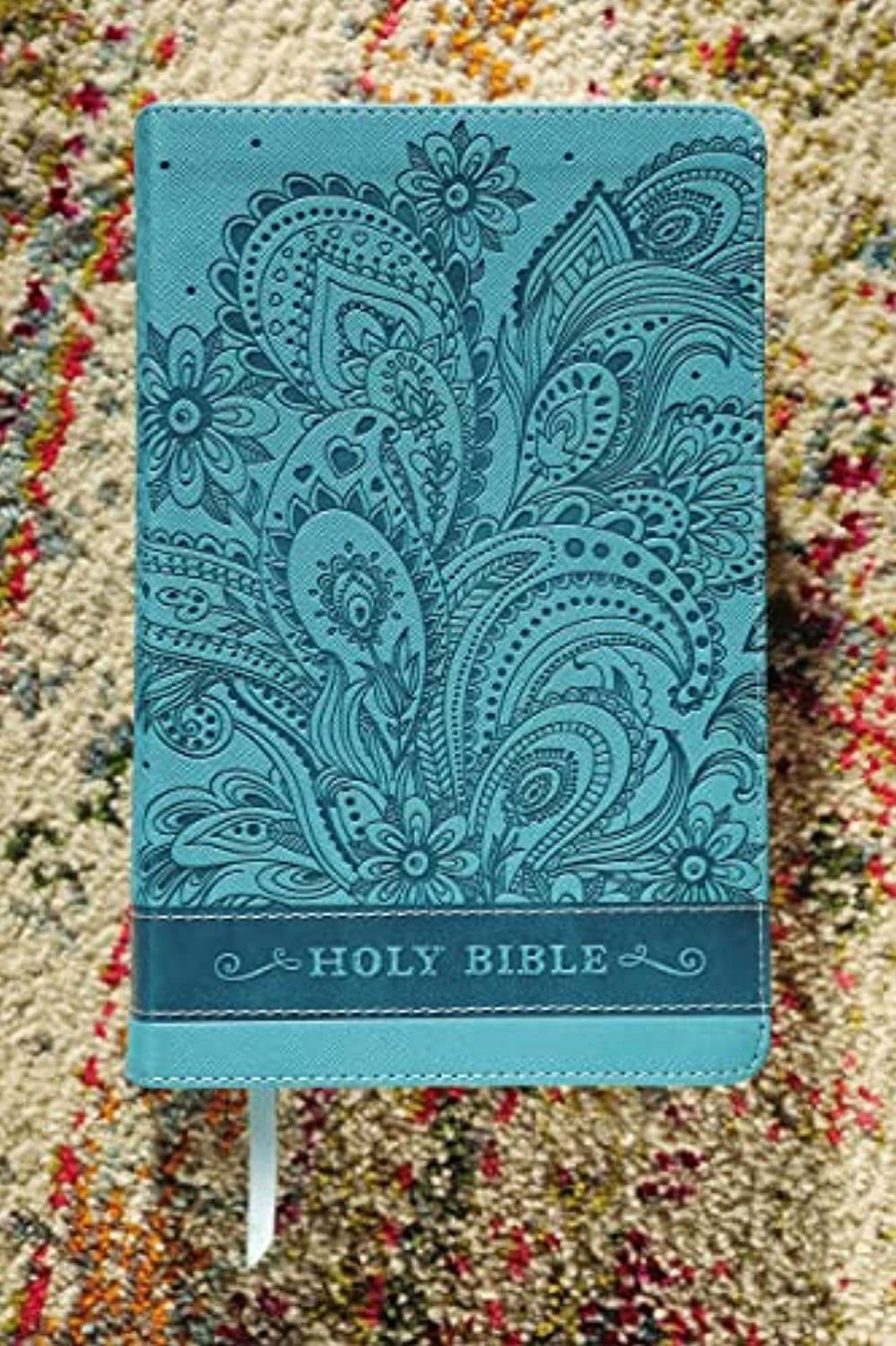 Niv, Bible for Teen Girls, Leathersoft, Blue, Thumb Indexed Tabs: Growing in Faith, Hope, and Love - The Perfect Christi, (Hardcover)