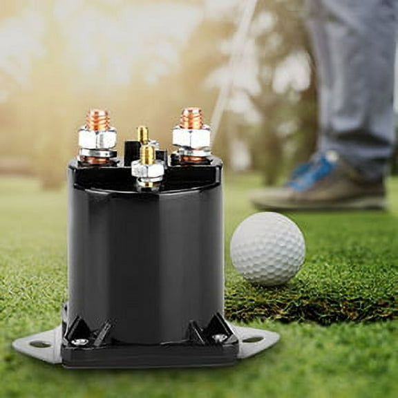Maxpeedingrods 12V Gas Golf Cart Solenoid for Club Car 1984 DS/Precedent(4 Terminal)