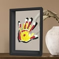 thumbnail image 7 of DIY Family Handprint Kit,Happon Transparent Craft Keepsake Wooden Frame,Family Hand Print Photo Frame Kit,Includes 6 Acrylic Paint Colors - 4 Transparent Sheets,Gifts for New Parents, 7 of 7