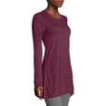 thumbnail image 3 of Hanes Women's Lightweight Spacedye Vented Tunic, 3 of 5