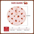 thumbnail image 2 of Sikiie Strawberry Nativity Christmas Tree Skirt, Jesus Christian Winter Holiday Tree Mat Decoration(30-48IN)30", 2 of 6