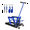 Blue, variant on 1500 LBS Hydraulic Foot-Operated Motorcycle Lift Jack - Portable Scissor Stand with 4 Casters | For Motorcycle/ATV/UTV/Powersports