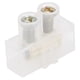 thumbnail image 5 of 50 piezas de tiras de bloque de terminales, conector de cable de tipo pasante retardante de llama, 10 A, suministros industriales, 1 entrada, 1 salida, 5 of 12