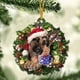 thumbnail image 2 of Guirnalda navideña con colgantes de cachorros, adornos colgantes para el coche y el árbol de Navidad, bonita decoración para la sala de estar con forma de perro, suministros de acrílico para fiestas, 2 of 5