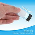 thumbnail image 5 of Uxcell 10Pcs 10ml Small Clear Glass Vials with Black Screw Cap, Borosilicate Glass Sample Bottles with Label, 5 of 6