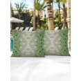 thumbnail image 6 of Outdoor Pillows Waterproof, Sage Green Geometric Bedding Throw Pillows with Insert for Couch Sofa Bed, Modern Abstract Art Ombre 16x16 Inch Pillowcases Decorative Camping Patio Pillow Set of 2, 6 of 8