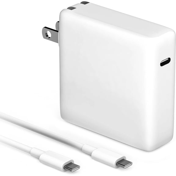 For MacBook Pro Charger 61W USB C Power Adapter for MacBook Pro/Air 13/14 Inch, Power Adapter with Type C Power Cord Supply