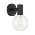 thumbnail image 4 of Matte Black One Light Wall Sconce from the Wright Collection, 4 of 5