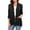 Black, variant on Womens Coat Lightweight Cardigan with Pockets 3/4 Sleeve Casual Tops