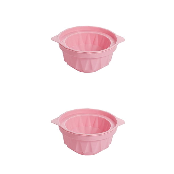 Bandeja para Hacer Moldes para Vasos de Hielo Billuyoard Rosa 2piezas