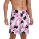 thumbnail image 2 of Balery Pink Girl Halloween Pantalones cortos de pijama de punto de algodón para hombre con cinturilla y bolsillos-XX-Large, 2 of 6