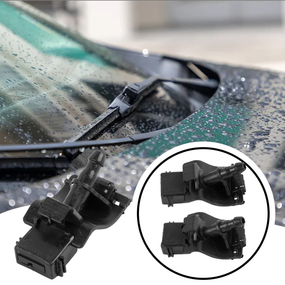 SecosAutoparts 2PCS Windshield Washer Water Nozzle Spray Fits 2008-2012 Chevrolet Malibu NEW SecosAutoparts 2PCS Windshield Washer Water Nozzle Spray Fits 2008-2012 Chevrolet Malibu NEW