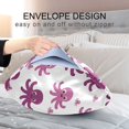 thumbnail image 5 of Ryvnso Satin Pillowcase Cute Octopus Cartoon Pillow Cases Standard Size 30x20in, 5 of 6