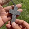 thumbnail image 4 of Squids Game Thanos Necklace with Secret Compartment, Korean Punk Cross Necklace Pendant for Women & Men-Good, 4 of 5