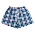 thumbnail image 5 of JANGSLNG Casual Plaid Print Elastic Waist Men Underwear Summer Beach Pants Boxers Shorts, 5 of 7