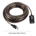 thumbnail image 2 of Cable de extensión USB con chip USB 2.0 de alta velocidad, repetidor activo, teclado, impresora, cable extensor, 10 m Jumpingount DZ4162-02, 2 of 2