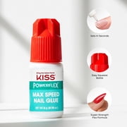 Kiss PowerFlex Maximum Speed Superior Strength Press On Nail Glue, 3g (0.1 oz.)