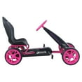 thumbnail image 3 of hauck Sirocco Go-Kart Kids Pedal Racing Cart Low Profile Rubber Wheel Ergonomic Seat, Pink, 3 of 6