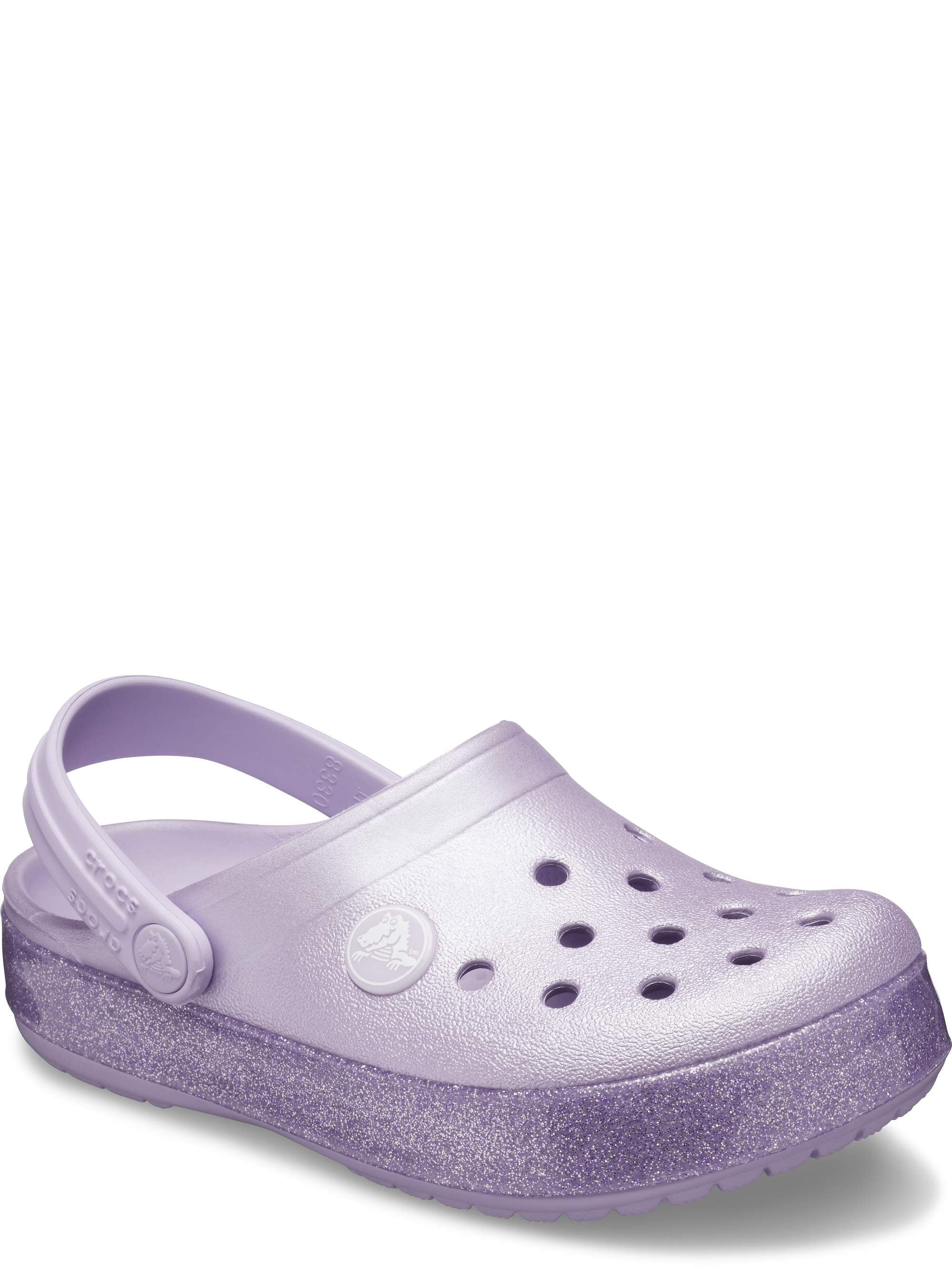 sparkle crocs