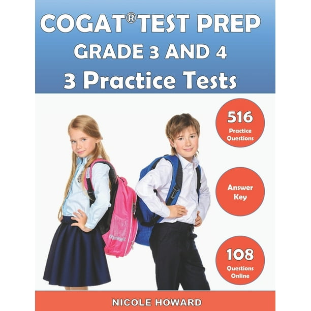 Gifted and Talented Test Prep: Cogat(r) Test Prep Grade 3 and 4 : 2 Manuscripts, CogAT(R) Practice Book Grade 3, CogAT(R) Test Prep Grade 4, Level 9 ...