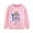 Pink, variant on SonxaHe Little Girls' Sweatshirts Ballet Print Long Sleeve Loose Stretchy Winter Autumn Sports Clothes Pink,Sized 6-7