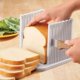 thumbnail image 5 of Cortador de pan plegable y guía de corte de pan y tostadas-herramienta de corte portátil-adecuado para pasteles y panes caseros o de pan-blanco-16x15x1 Feliz Sencillez, 5 of 5
