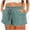 Solid, variant on PUMISAS Summer Shorts For Women Elastic And Adjustable Waistband Drawstring Shorts Comfortable Solid Color Casual Loose Pants With Pockets