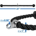 thumbnail image 3 of Yes4All Deluxe Tricep Pull Down Rope Attachment 27inch/69cm Black, 3 of 7