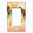 thumbnail image 5 of Metal Light Switch Plate Cover Cute Chihuahua Golden Crown Beige DOG017, 5 of 13