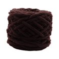thumbnail image 1 of Hilo de lana grueso, hilo voluminoso, tejido a mano, hilo Tubular Jumbo, hilo de peso para tejer cama para mascotas, proyectos de macramé, cojín, Marron oscuro Soledad Hilo de lana grueso, 1 of 9