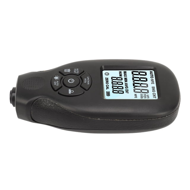 Medidor de espesor de pintura para automóvil almacenamiento de datos Calibración automática Medidor de espesor ABS con lámina estándar para trabajos en metal ANGGREK Otros