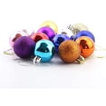 thumbnail image 4 of Bienvenido 24 piezas de adornos navideños pequeños de 1,57 pulgadas, irrompibles, para decoración de fiestas, bodas y fiestas, incluye ganchos para adornos de árbol (naranja, 4 cm/1,57 pulgadas), 4 of 5