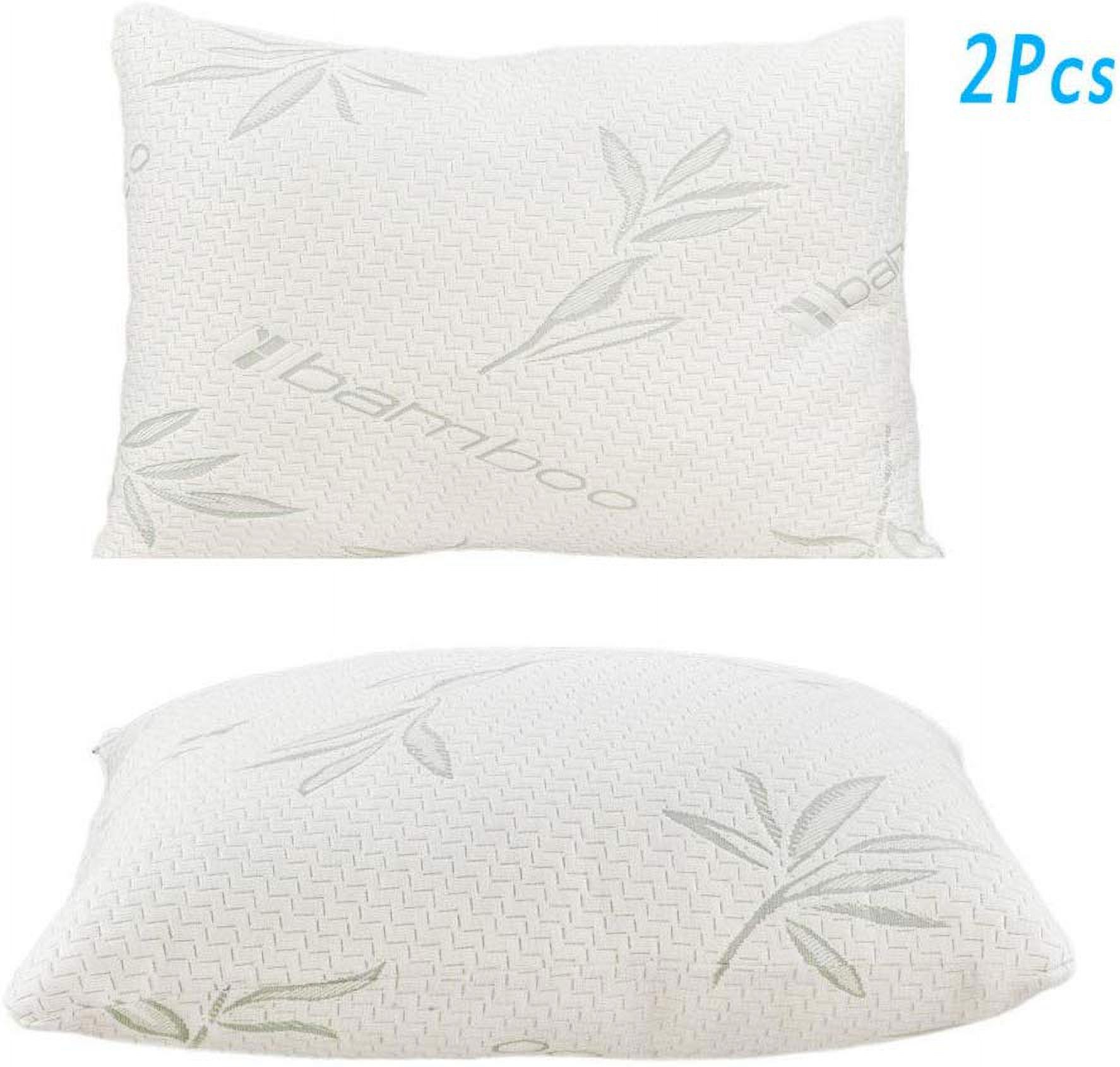 Ubesgoo Cotton/Bamboo/Fiber Throw Pillows 27.5" x 19.7" White 2 - image 2 of 8