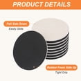 thumbnail image 5 of Uxcell 5 inch Felt Furniture Sliders, 8Pcs Round Furniture Movers Slider Reusable Moving Pads Floor Protectors Beige, 5 of 7