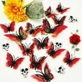 thumbnail image 3 of 12Pcs Halloween Window Clings – PVC Wall Stickers for Glass, Mirror, Door – Spooky Halloween Decorations for Home, Office, Party, Indoor Outdoor Use, 3 of 4