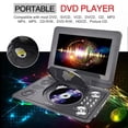 thumbnail image 5 of Portable DVD, DVD Player 13 Inch HD Portable Mobile Digital Multimedia Player TV EVD Radio SD Card U Disk ,Immersive Experience, 5 of 6