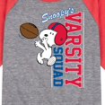 thumbnail image 3 of Peanuts - Varsity Snoopy Squad - Toddler And Youth Raglan Graphic T-Shirt, 3 of 7