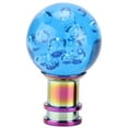thumbnail image 1 of Knob, Gear Stick Universal Dark Blue Ball Style Design Wear  with 3 Thread Adapters for Car, 1 of 8