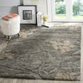 thumbnail image 2 of SAFAVIEH Florida Davin Floral Shag Area Rug, Grey/Beige, 4' x 6', 2 of 9