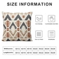 thumbnail image 5 of Nawypu  Beige Aztec Pattern Throw Pillow Cover,Boho Tribal Geometric Pillowcase, Modern Farmhouse Brown Cushion Case for Couch Sofa Bed, 5 of 5