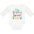 thumbnail image 3 of Inktastic Granna Loves Me Grandkid Boys or Girls Long Sleeve Baby Bodysuit, 3 of 5
