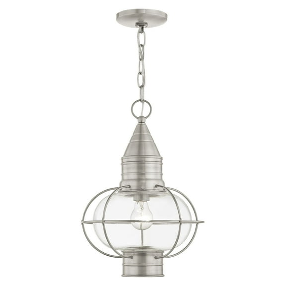 Livex Lighting - Newburyport - 1 Light Outdoor Pendant Lantern in Bohemian Style